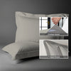 Premium 400 Thread Count 100% Cotton Pillow Shams (2 PC) - USA QUEEN