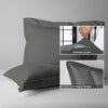 Premium 400 Thread Count 100% Cotton Pillow Shams (2 PC) - USA KING
