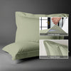 Premium 400 Thread Count 100% Cotton Pillow Shams (2 PC) - USA KING