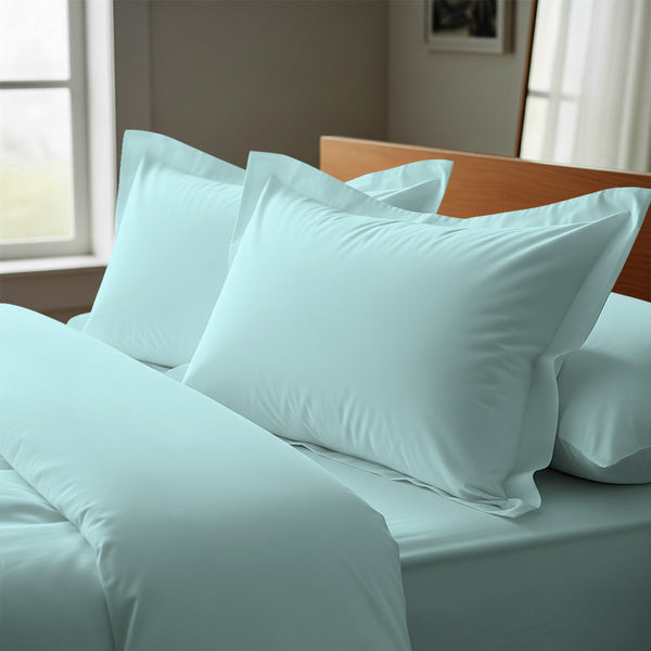 Premium 400 Thread Count 100% Cotton Pillow Shams (2 PC) - USA STANDARD