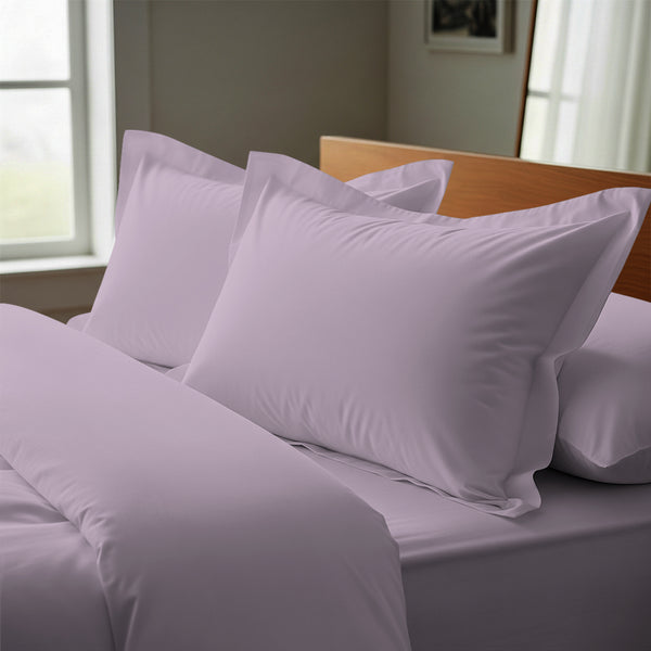 Premium 400 Thread Count 100% Cotton Pillow Shams (2 PC) - USA QUEEN
