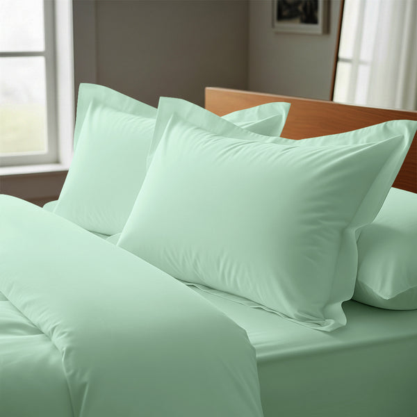 Premium 400 Thread Count 100% Cotton Pillow Shams (2 PC) - USA KING