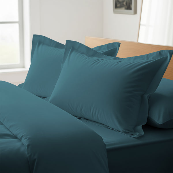 Premium 400 Thread Count 100% Cotton Pillow Shams (2 PC) - USA QUEEN