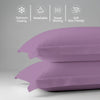 Premium 400 Thread Count 100% Cotton Pillow Shams (2 PC) - USA QUEEN