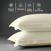 Premium 400 Thread Count 100% Cotton Pillow Shams (2 PC) - USA QUEEN