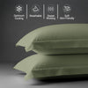 Premium 400 Thread Count 100% Cotton Pillow Shams (2 PC) - USA KING