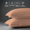 Premium 400 Thread Count 100% Cotton Pillow Shams (2 PC) - USA KING