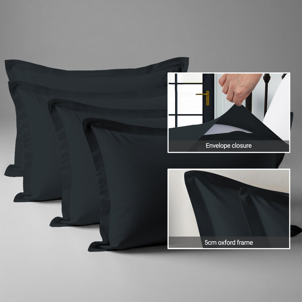 Premium 400 Thread Count 100% Cotton Pillowcases (4 PC)