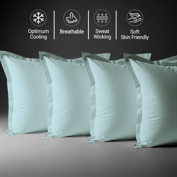 Premium 400 Thread Count 100% Cotton Pillowcases (4 PC)