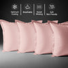 400 thread count light pink skin friendly cotton pillowcases oxford standard sweat wicking gentle on hair