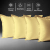 400 thread count mellow yellow skin friendly cotton pillowcases oxford standard sweat wicking gentle on hair