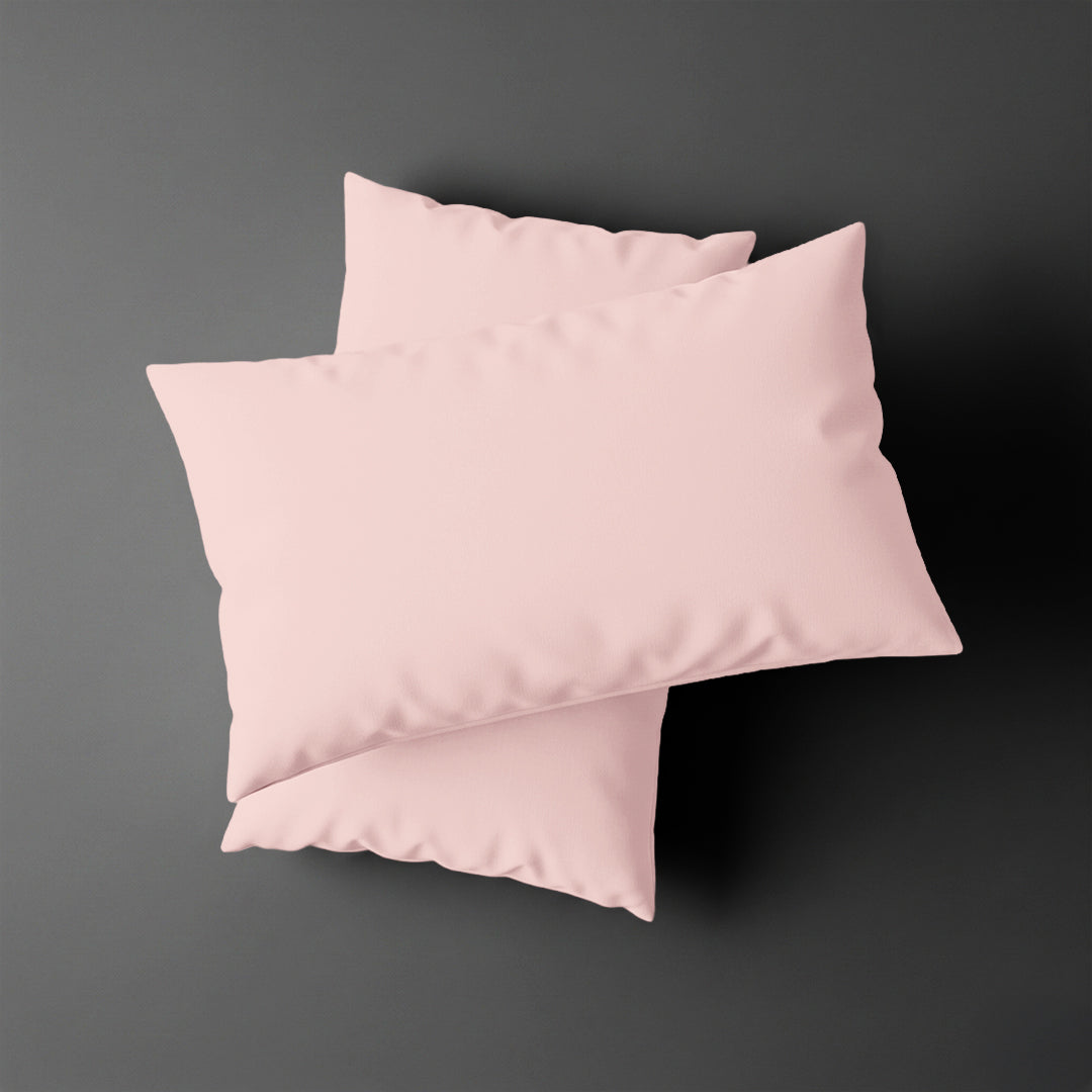 Pizuna toddler pillow cases 40 x 60 cm light pink 400 thread count long staple cotton crib pillowcase set of 2