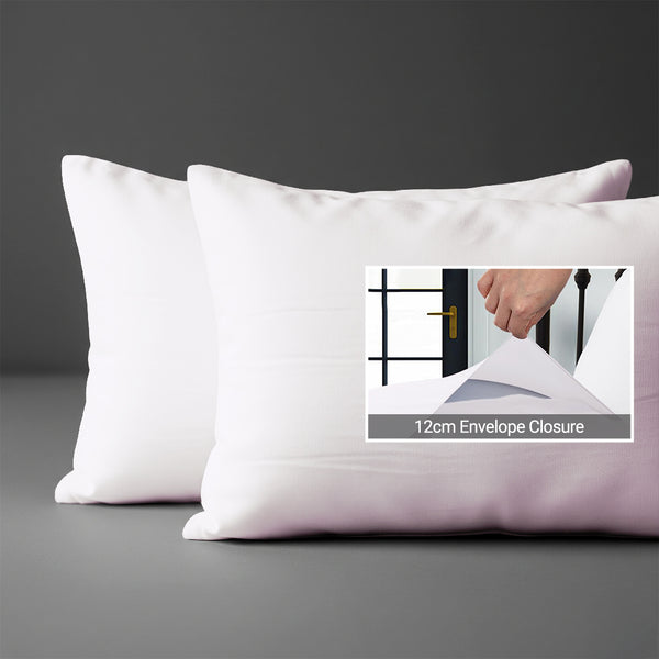 Light lilac baby pillow cases 40 x 60 cm set of 2 snug fit for peaceful nights prevents pillows popping
