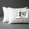 White baby pillow cases 33 x 46 cm set of 2 snug fit for peaceful nights prevents pillows popping
