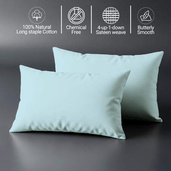 Premium 400 Thread Count 100% Cotton Crib Pillowcases (2 PC)