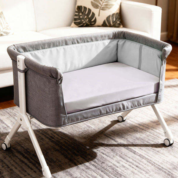 Premium 400 Thread Count 100% Cotton Crib Travel Fitted Sheet