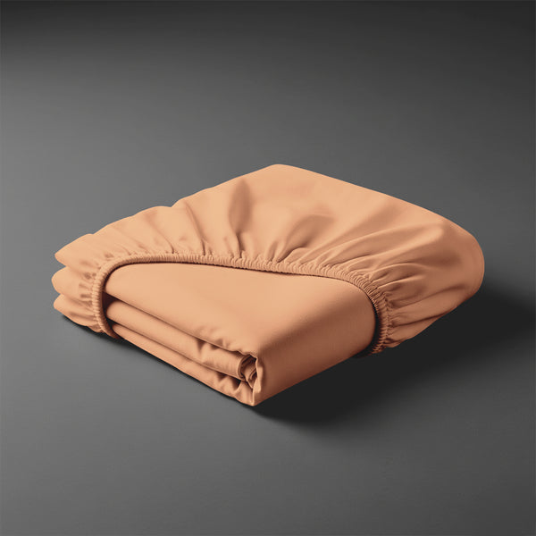 Pizuna peach baby travel cotton fitted sheet 60x120 cm