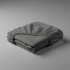 Pizuna dark grey baby travel cotton fitted sheet 60x120 cm