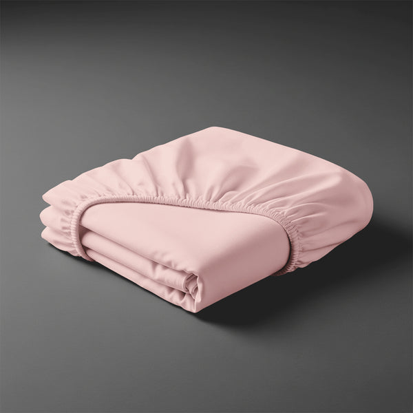 Pizuna light pink baby travel cotton fitted sheet 60x120 cm