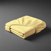 Pizuna mellow yellow baby travel cotton fitted sheet 60x120 cm