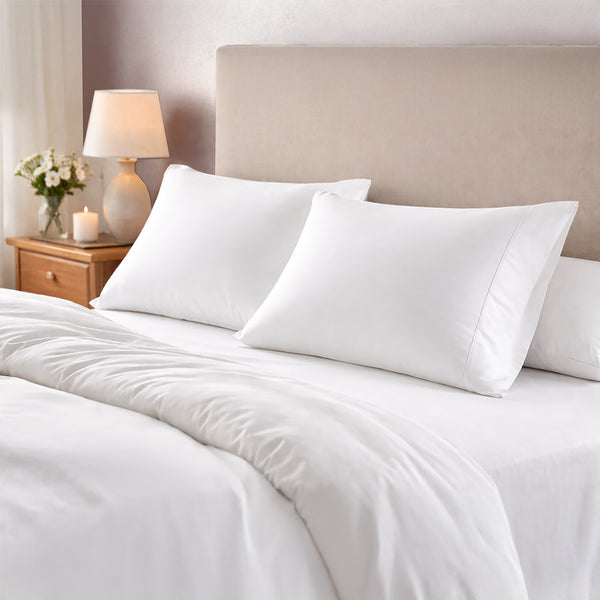 Deluxe 600 Thread Count 100% Cotton Pillowcases (2 PC) - USA KING